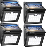 4 Pack Wireless Solar Motion Sensor Lights 400LM Waterproof Outdoor Security Lights