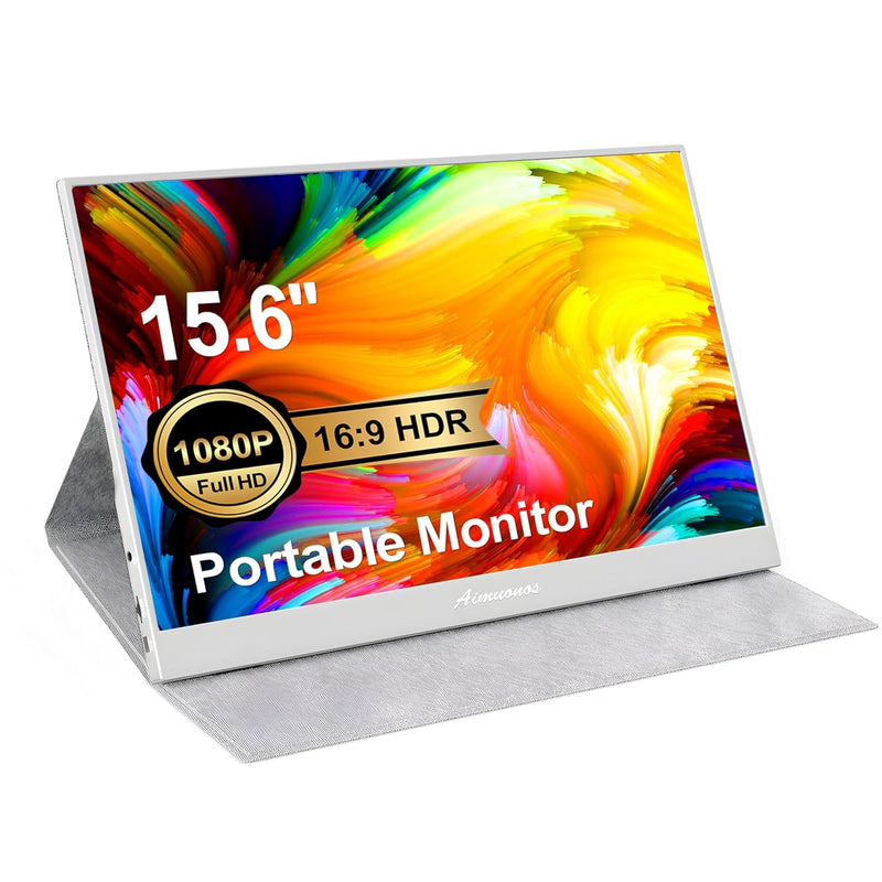 15.6Inch Portable Monitor For Laptop,1080P Laptop Monitors Fhd Hdr Plug&Play U