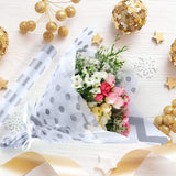60 Pcs Silver White Tissue Paper Bulk 3 Style Decorative Metallic Wrapping Paper For Birthday Weddings Christmas Party Decoration, Diy Arts Crafts