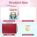 Funny Birthday Card & Gifts For Him,Her,Men, Women,Wife,Husband,Boyfriends And Girlfriends,Cute Happy Birthday Greeting Cards/Wedding Card/Valentine'S Day Cards 5X7 Inch