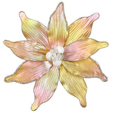 3Pcs Gold Poinsettia Flowers Artificial 12.2" Poinsettia Christmas Decorations Poinsettias Glitter Poinsettias Faux Flower For Christmas Tree For Xmas New Year Wedding Party Ornaments