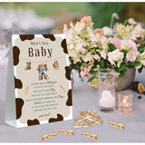 Dont Say Baby Baby Shower Game, Wild West Cowboy Baby Shower Sign And 50 Clothespins, Gender Reveal Games, Baby Shower Centerpieces, Baby Shower Gifts For Gender Reveal Party, Baby Shower,6