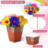 30 Pcs Mexican Table Decorations Fiesta Centerpieces With Paper Platos De Barro Flower Vase For Halloween Day Of The Dead Mexicanos Cielito Lindo Cinco De Mayo Party Tables Decorations