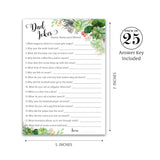 Succulents Dad Jokes Baby Shower Games, Daddy Jokes Shower Games — Pack Of 25 — Fun Dad Joke Game, Greenery Gender Neutral Funny Joke Trivia, Sprinkle Gender Reveal Party, Sip See, Birthday G300-Djk