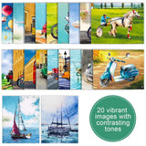 20 Pcs Dementia Products For Elderly Reusable Water Painting Toys With 1 Painting Brush Dementia Activities Vehicles Themed Water Doodle Coloring Set For Patients Gifts Coloring Games