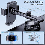 Phone Holder Car [Military-Grade Suction] Universal Mount for iPhone & Android