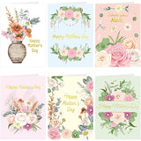 Happy Mothers Day Cards With Envelopes 12Pcs Gold Foil Mother'S Day Gift Cards Boho Floral Blank Inside