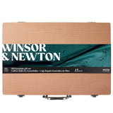 Winsor & Newton Winton Oil Colour, Wooden Paint Set 8 x 37ml Tubes (includes Liquin, Sansodor, 2 Brushes, Knife, Cloth, Godet)