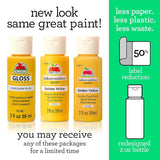 Apple Barrel Gloss Acrylic Paint in Assorted Colors (2-Ounce), 20621 White (Pack of 24)