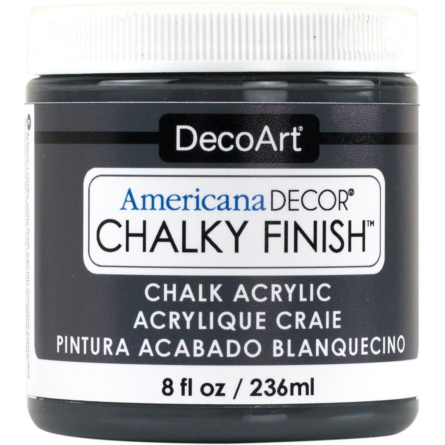 DecoArt Americana Chalky Finish Paint, 8-Ounce, Relic, Metallic