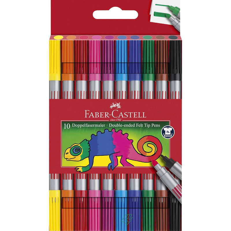 151110 Double-Ended Felt Tip Pens Pack Of 10