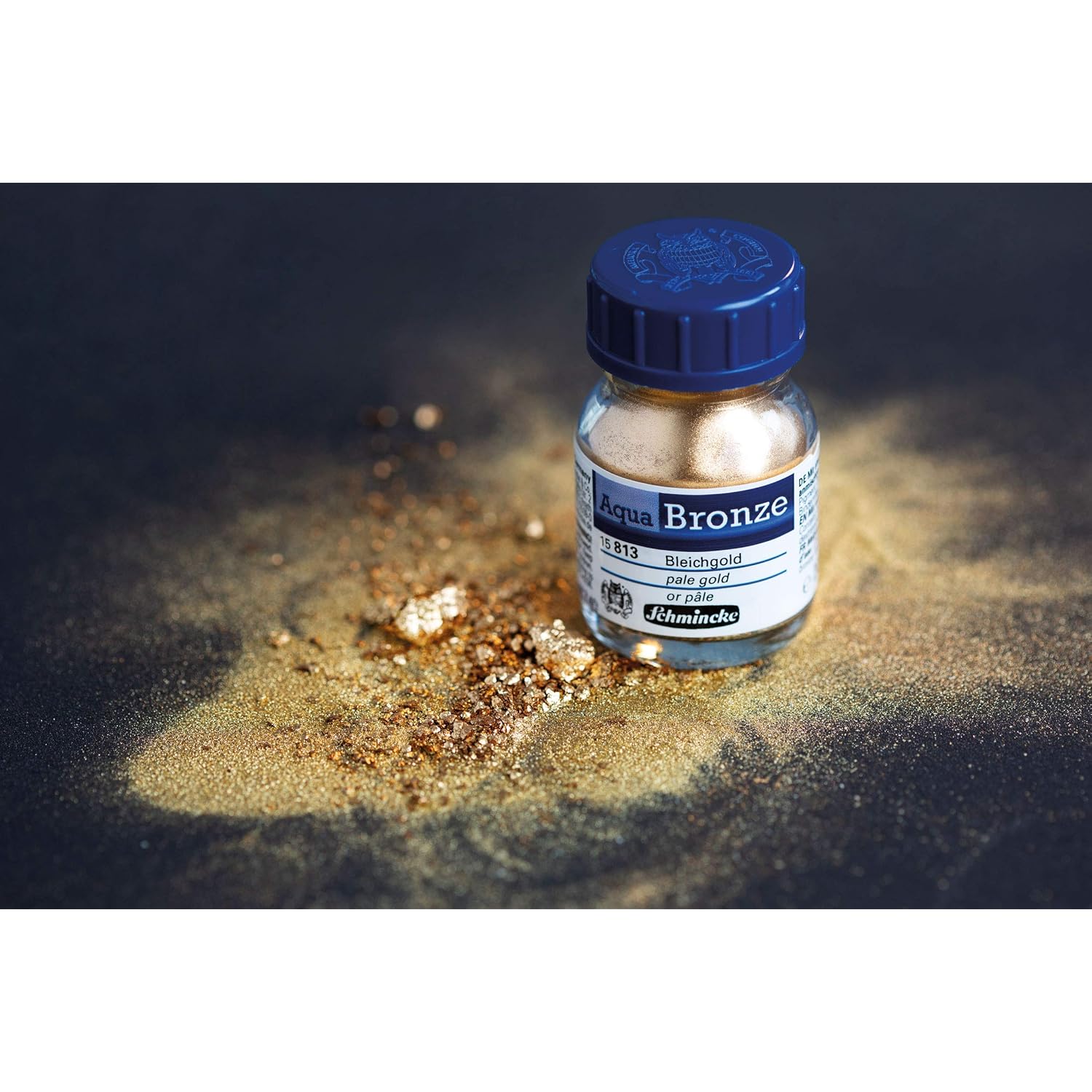 - Aqua-Bronze, Rich Gold, 20 Ml, 15 811 032, Shiny Metallic Effects On Gouache And Watercolor Paintings, Paper, Cardboard, Painting Board, Canvas