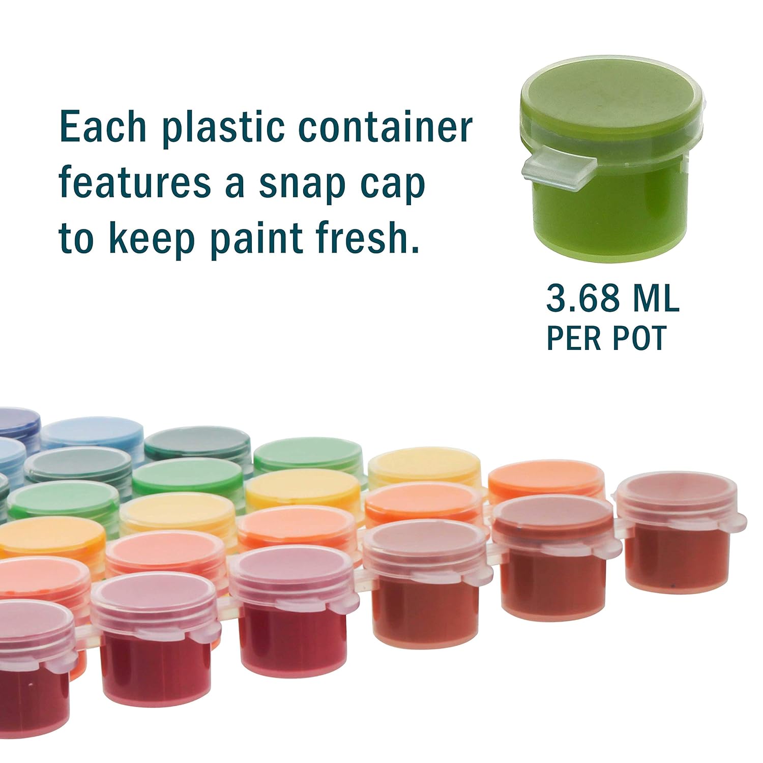 Acrylic Paint Set - 80 Colors Paint Kit For Canvas, Wood, Rock & Crafts - Non-Toxic Art Paints For Adults - Professional Acrylic Paints For Canvas Painting & Craft Supplies