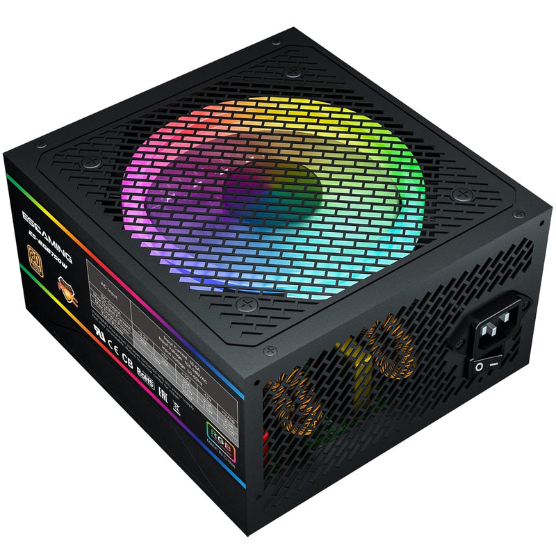 80 Plus Gold Power Supply Apfc 750W, Fully Modular Atx Computer Gaming Power S