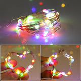 6 Pcs Fairy Lights Battery Operated, Christmas Tree Decor Twinkle Lights, 10 Feet 30 Leds String Lights, Flashing And Co