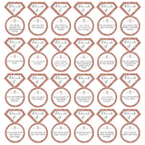 Big Dot of Happiness - Drink If Game - Bride Squad - Rose Gold Bridal Shower or Bachelorette Party Game - 24 Count