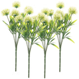 4Pcs Simulation Dandelions, 11.8In Artificial Dandelions Fake Dandelion Flowers, Gerbera Flower Ball Artificial Bouquet For Flower Arrangement Home Wedding Party Decoration Garden Balcony
