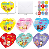 Valentines Day Cards Scratch Off Jokes For Kids Funny Notes With Envelopes For School Classroom Valentine Exchange Supplies 36Pcs