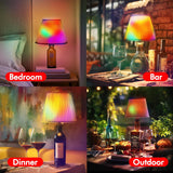 2 Set Diy Wine Bottle Lamp Kit With E26 Led Light Bulbs For Liquor Bottle, With Glass Drill Bit And Lid Black Cord Lamp Socket, 3 Size Tapper Cork (W/ 2 Stained Glass Light Bulbs)