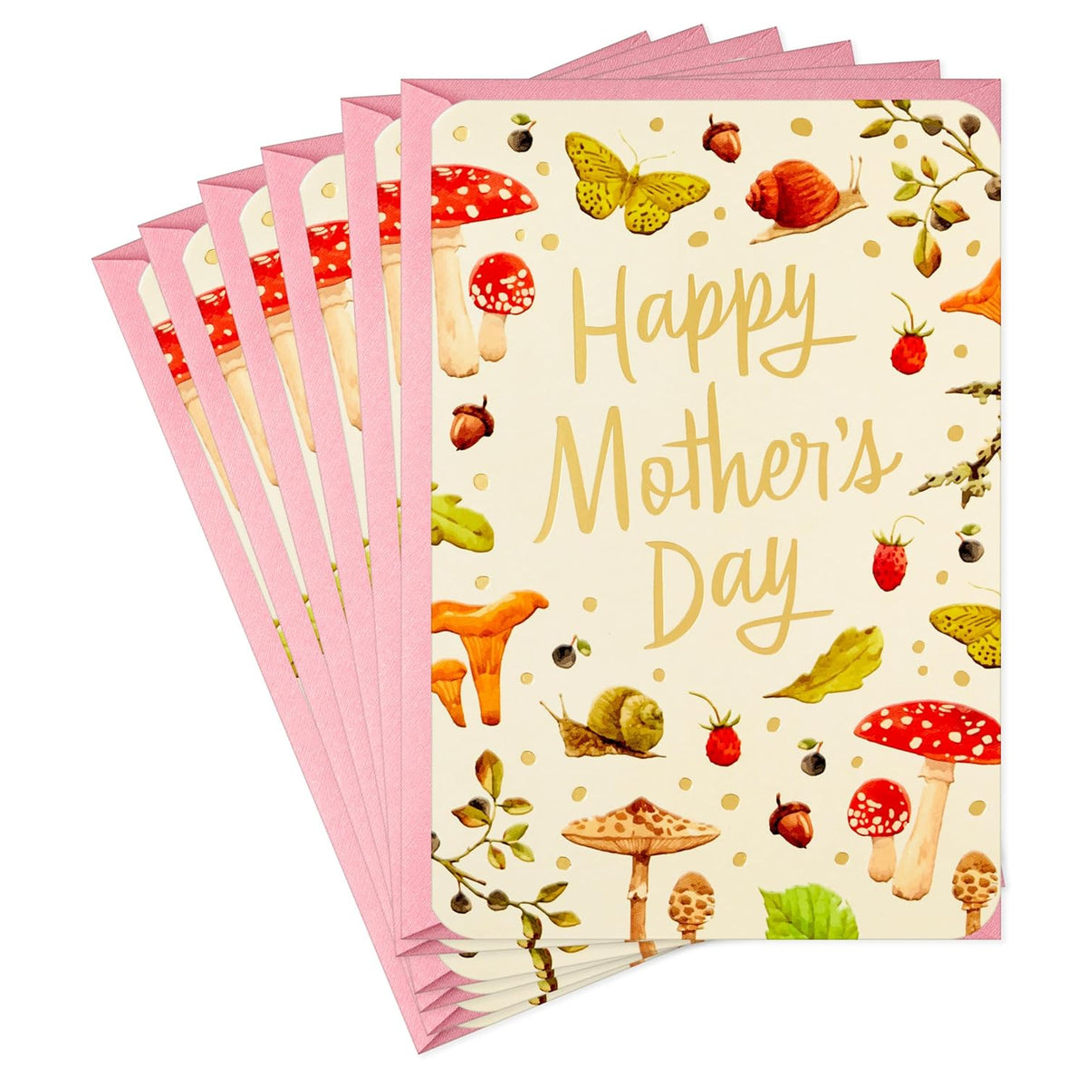 Hallmark Mothers Day Cards with Envelopes, Pack of 6 (The Little Things)