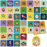 82 Pcs Memory Matching Games Camping Matching Cards Camp Memory Game Concentration Cards For Educational Gifts Family Supplies