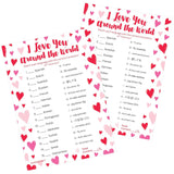 Valentine’S Day I Love You Around The World Game – 25 Player Cards, Classroom Party Activity, Fun Language Matching Game For Kids, Educational Valentine Party Game
