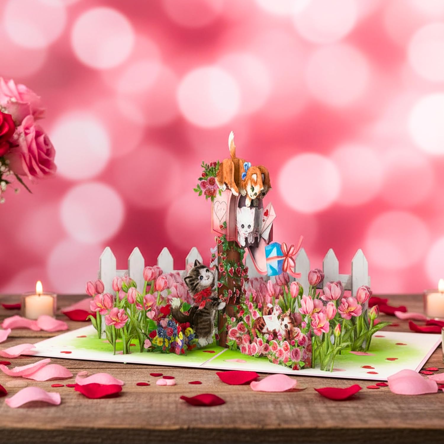 - Pop Up Valentines Card, 3D Cat Valentines Day Card For Wife, Husband, Him, Her, Girlfriend, Boyfriend, Adults | 6X8 In Funny Cat Valentine Cards Pop Up With Envelope
