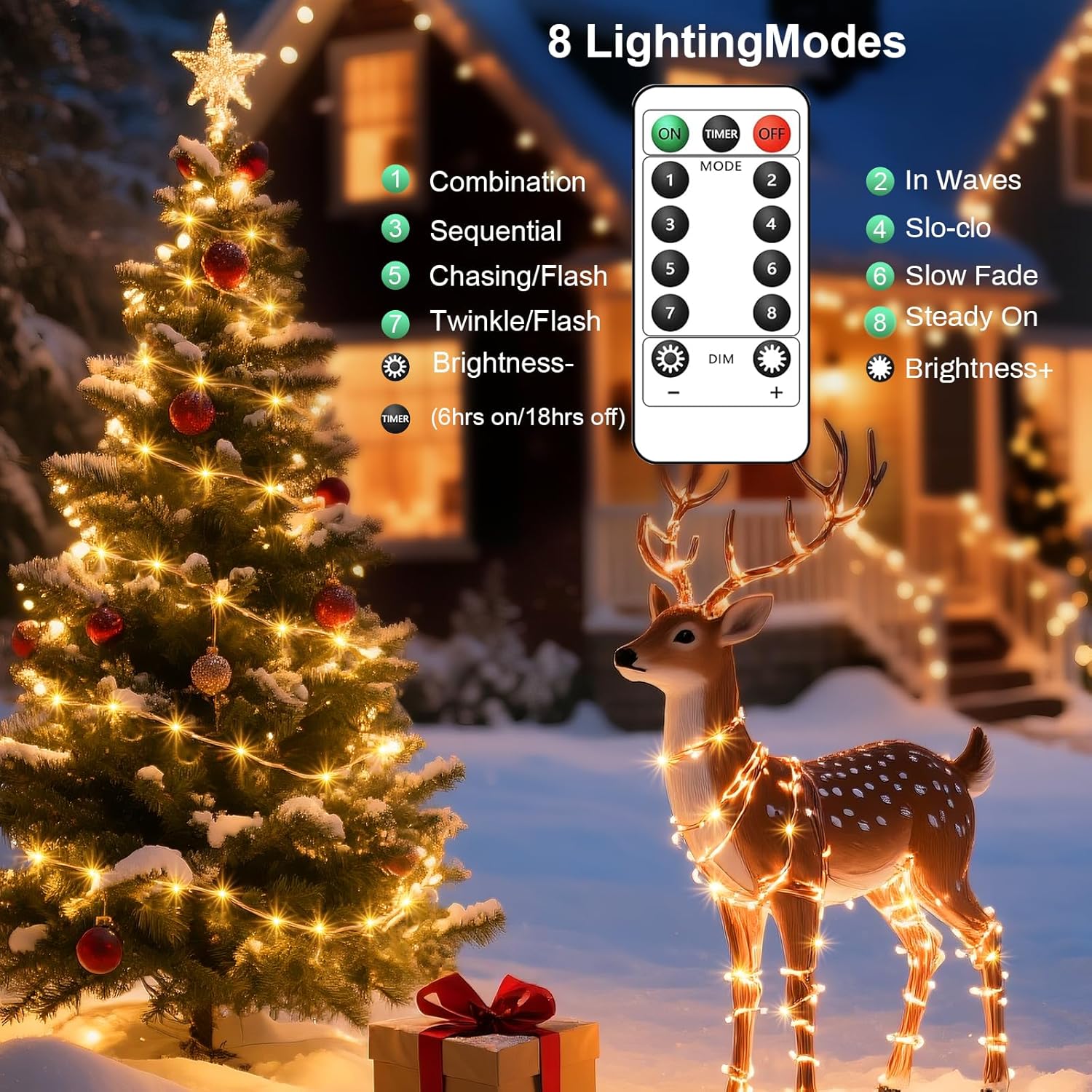 1Pack Usb Plug In Fairy String Lights,16Ft 50 Led Copper With Remote And Timer, 8 Modes Waterproof Twinkle String Lights