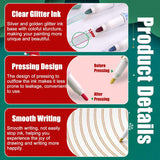 33 Colors Christmas Double Line Outline Markers, Xmas Draw Markers Squiggles Shimmer Markers Set Christmas Outline Metallic Marker Pens For Christmas Greeting Card Festive Diy Crafts Supplies