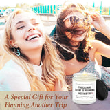 Travel Gifts For Women, Gifts For Travelers, Best Present For People Who Travel, Unique International Traveler Planner Vacation Retirement Present Candle For Women, Her, Couple, Friend