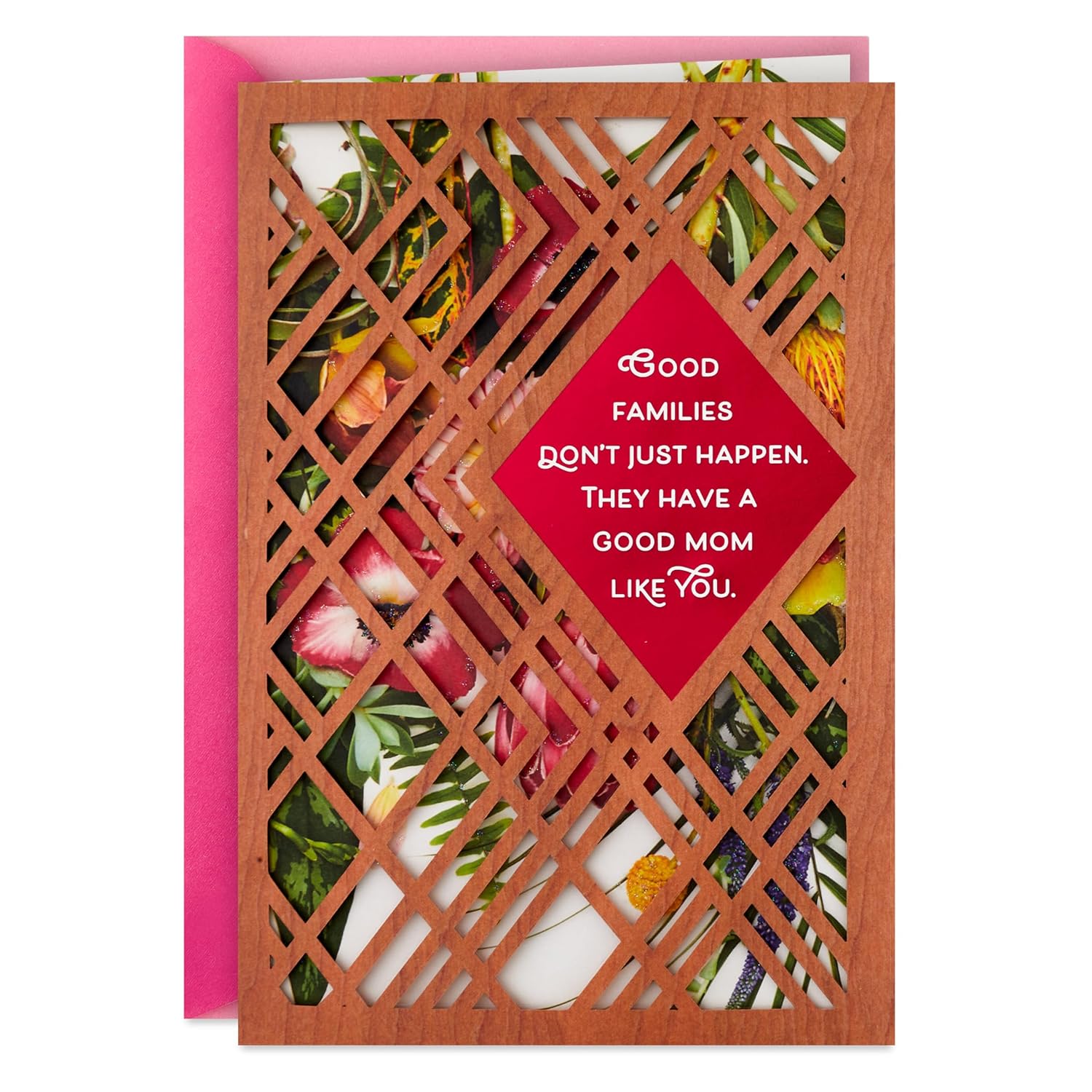 Hallmark Mothers Day Card (Wood Accents, Mom Like You)