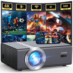 Electric Focus Projector, 1080P, 20000L, 4K Support, WiFi, Bluetooth, 300