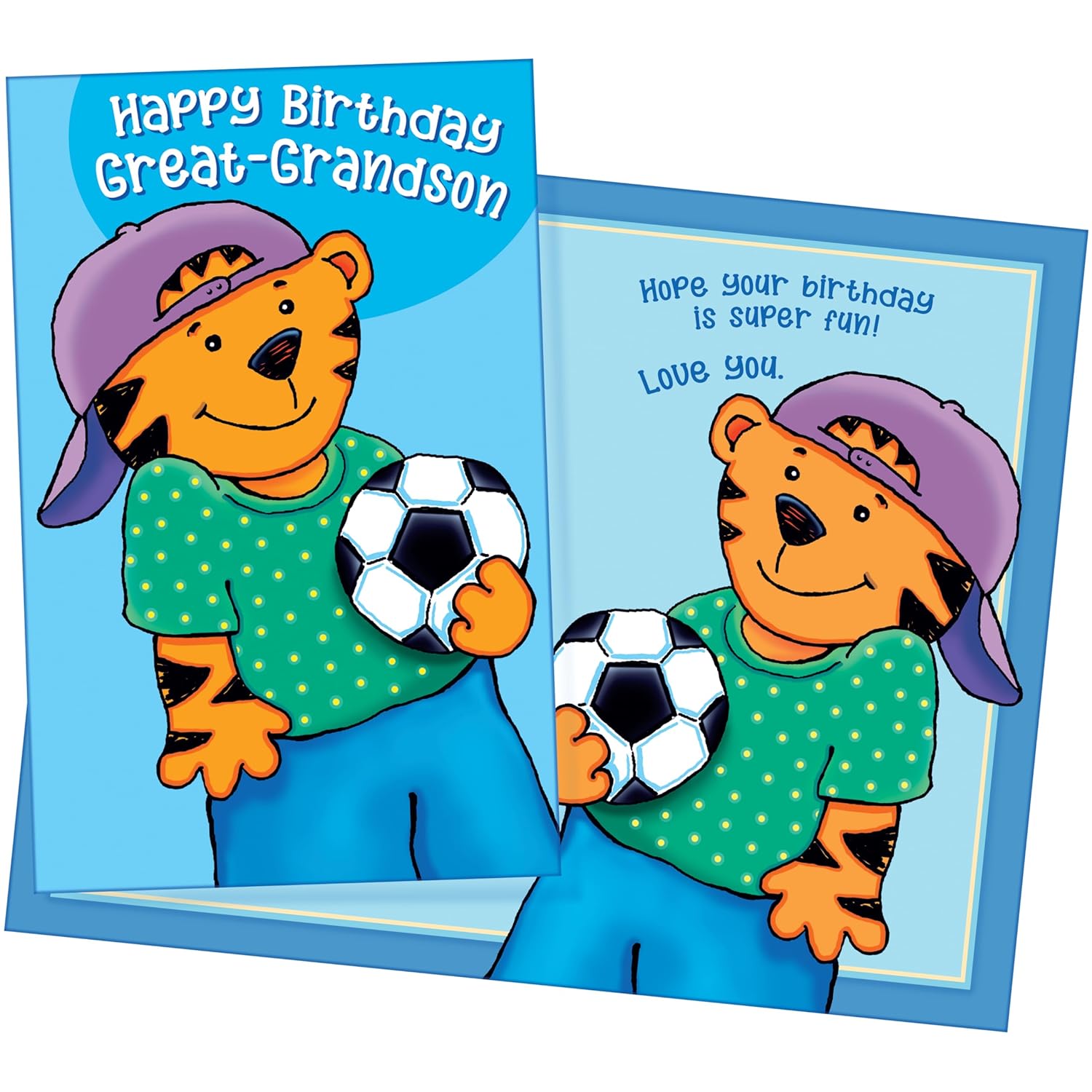 - Great-Grandson Birthday Card - Made In Chicago - Perfect Size: Opens To A Generous 10? × 7.75?- Amazing! - 95814
