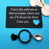 Valentines Day Gifts For Men Engraved Wallet Insert Card For Boyfriend Husband Christmas Birthday Wedding Anniversary Card I Love You Gifts For Him Fiance