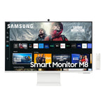 SAMSUNG 27" UHD HDR Smart Monitor, Streaming TV, Camera, Alexa, Warm White