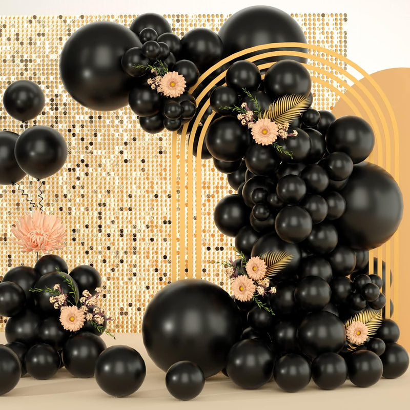 Black Latex Balloons - Black Balloons 139 Different Sizes 5/10/12/18 I