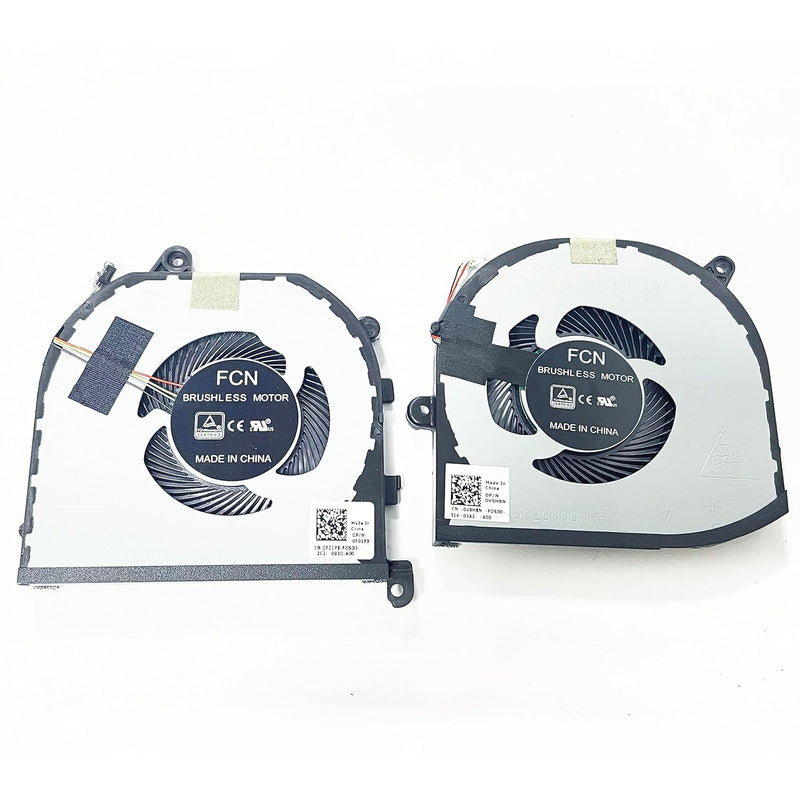 New Cpu+Gpu Cooling Fan Replacement For Dell Xps 15 7590 Precision 5540 M5540