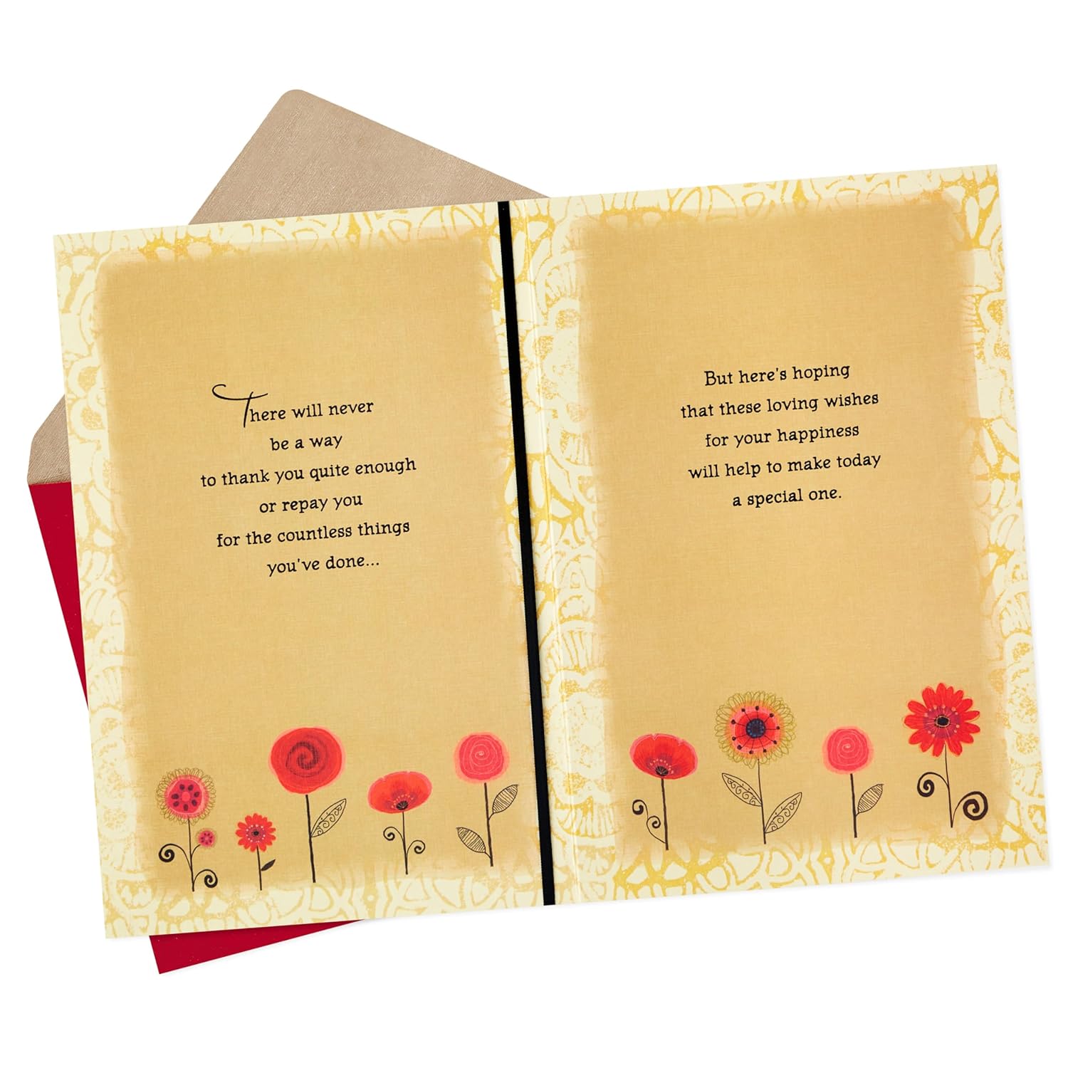 Hallmark Valentines Day Card for Mom (Glitter Flowers)