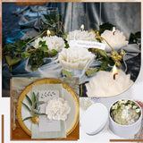 12 Pcs Bridesmaid Gift Scented Candles Bridesmaid Proposal Candle Soy Wax Flower Candles Sets For Women Gift Maid Of Honor Wedding Bridal Shower Favors For Guests(White)