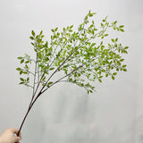 41.3" Real Touch Leaf Artificial Eucalyptus Branches Stem Faux Eucalyptuses Wedding Bouquet Centerpiece Home Decor (3Pcs)