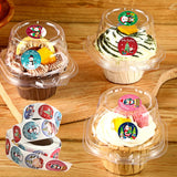 1000 Pcs Christmas Stickers Roll - 1 Inch Self Adhesive Envelope & Round Stickers For Xmas Party Supplies, Holiday Greetings
