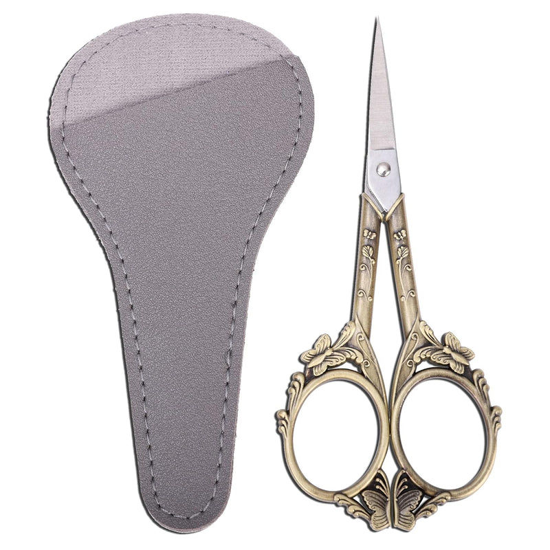 Vintage Embroidery Scissors – 4.7In Sharp Straight Pointed Shears, Cla