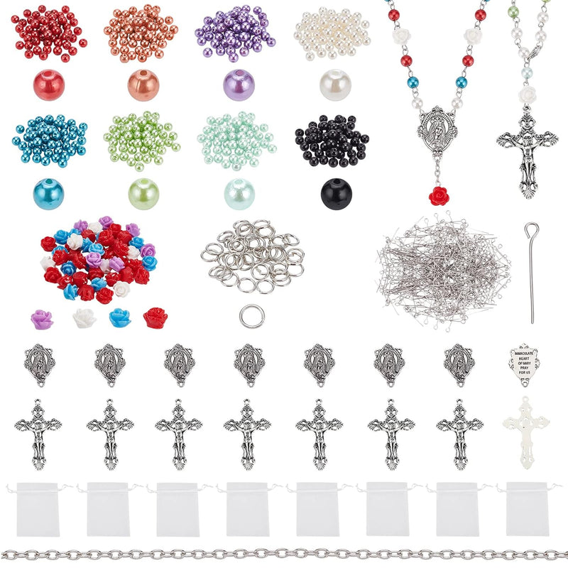 Rosary Necklace Making Kit Rosary Prayer Making Supplies First Communion Neckl