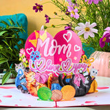 - Mom Birthday Card, 6X8 In Cat Pop Up Birthday Card For Mom, 3D Popup Greeting Cards Includes Envelope And Message Note