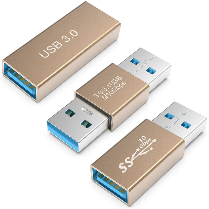 3Kinds Of Usb 3.0 Apters Kit, Usb 3.0 Female To Female And Male To Male And Fe