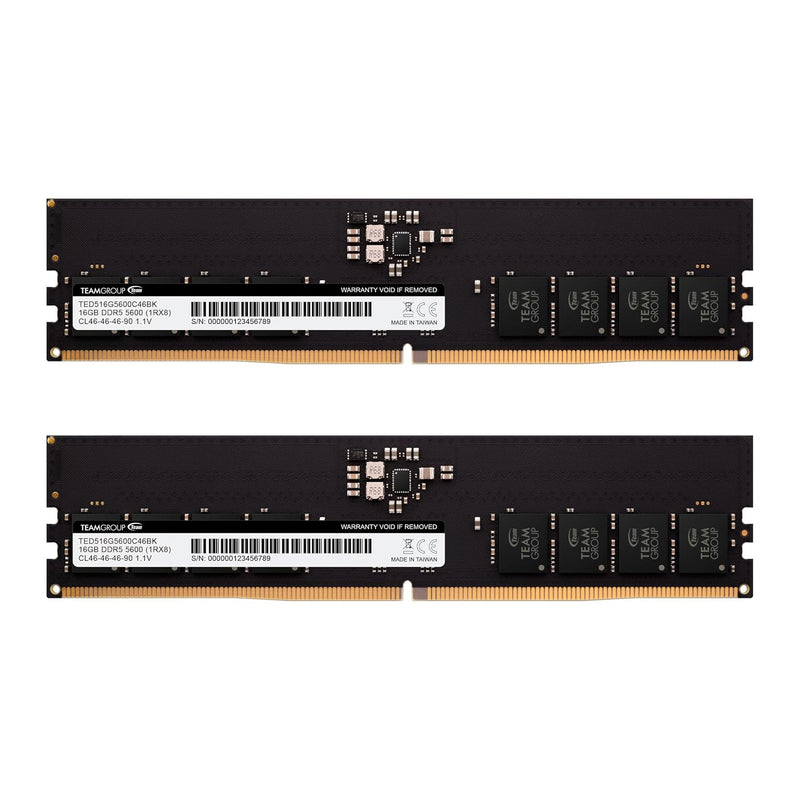 Elite Ddr5 32Gb Kit (2X16Gb) 5600Mhz Hynix Ic Pc5-44800 Cl46 Non-Ecc Unbuffere