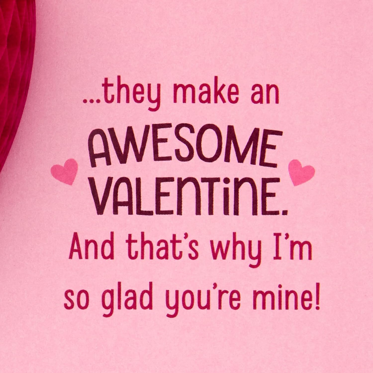 Hallmark Valentine's Day Card for Granddaughter (Pop Up Honeycomb)