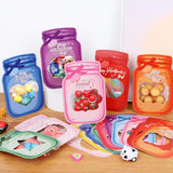 Valentines Day Cards For Kids Classroom – 50 Pack Candy Jar Colorful Valentine Cards With Treat Bags, Cute Kids Exchange Cards For School Activities & Parties (Candy Not Included)