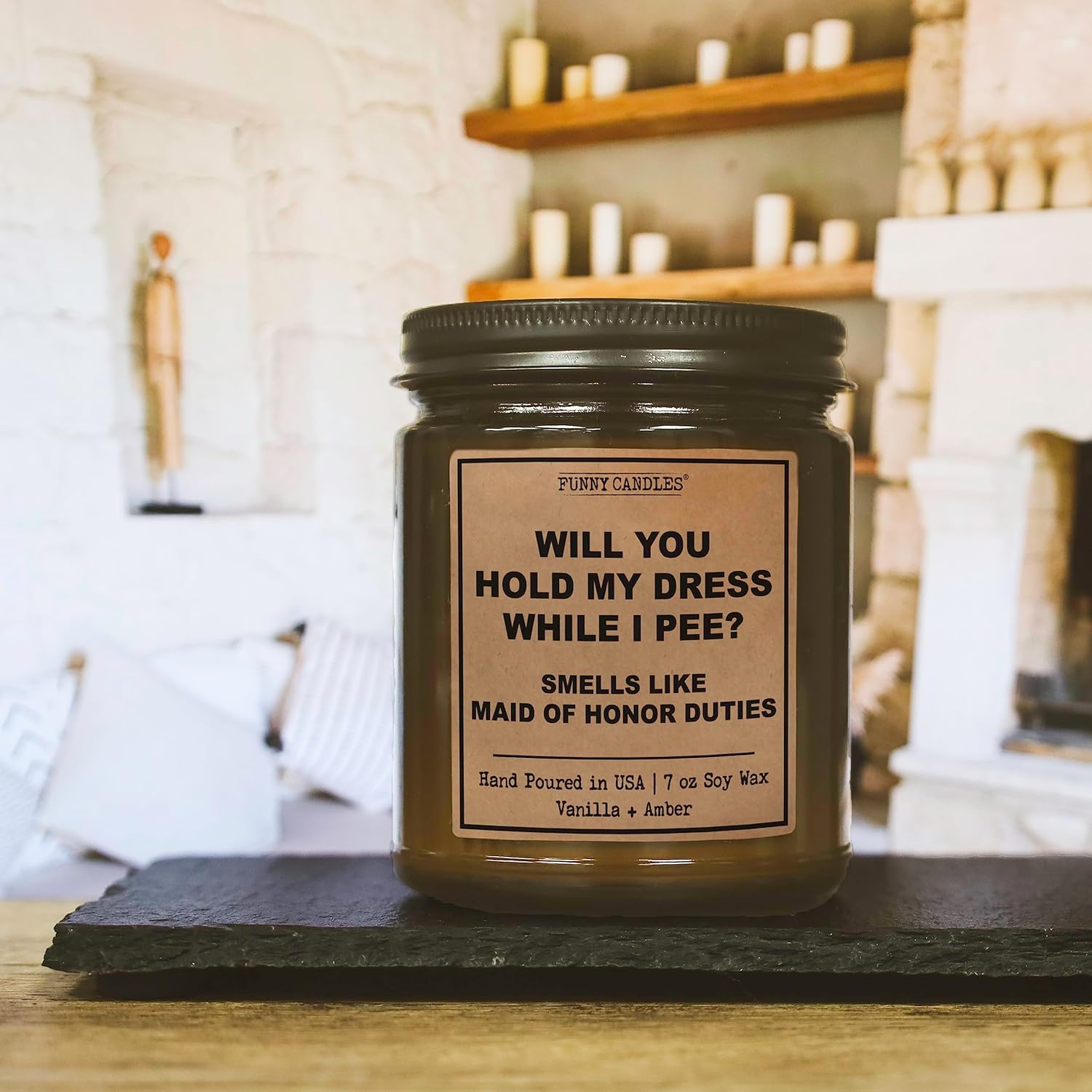 Maid Of Honor Proposal Gifts For Women, Best Friend Her, Bff, Sisters | Bridal Party Present For Wedding, Bachelorette Party | Will You Be My Maid Of Honor | 100% Soy Wax | Made In Usa