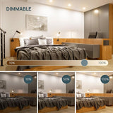 MR16 LED Dimmable Flood Light Bulbs 70W Equivalent GU5.3 3000K 6 Pack